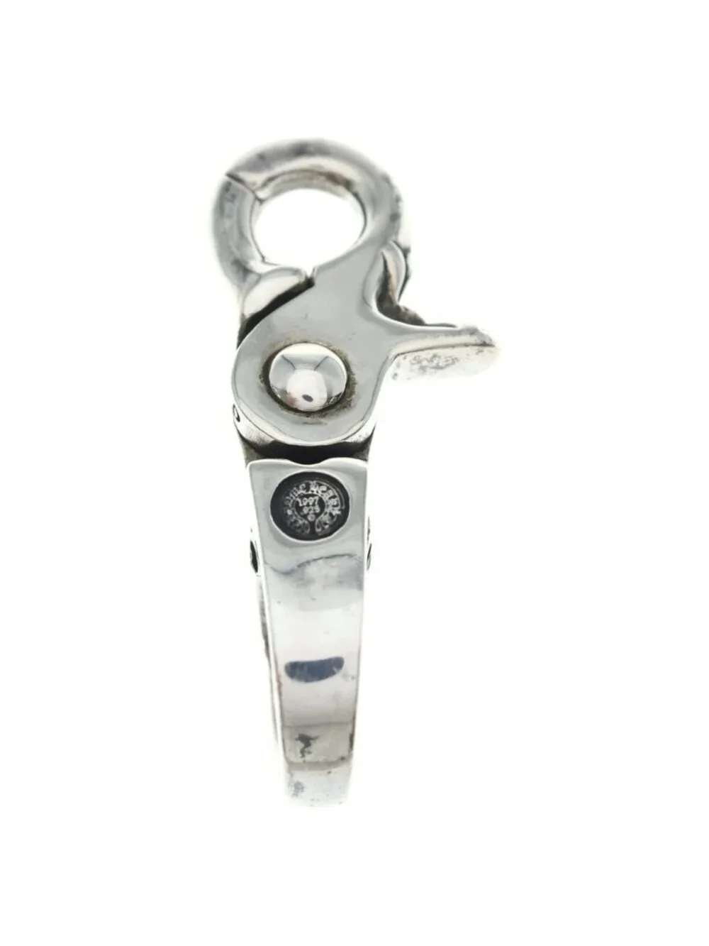 Chrome Hearts Quick Clip Cross Ball Silver Necklace